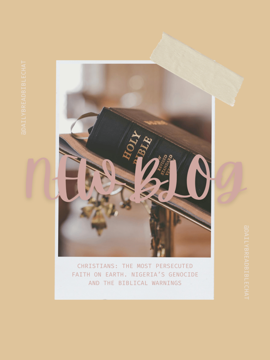 Christians: The Most Persecuted Faith on Earth — Nigeria’s Genocide and the Prophetic Warnings of&nbsp;Scripture